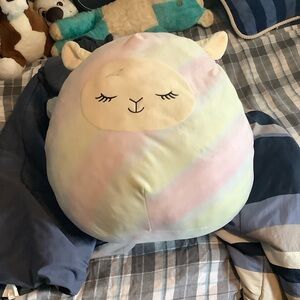 Pastel Plush Lamb Pillow